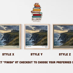 The Mister literary print in frame leaning in hallway – romance wall art