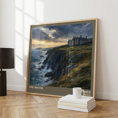 The Mister literary print framed by window – literary home decor