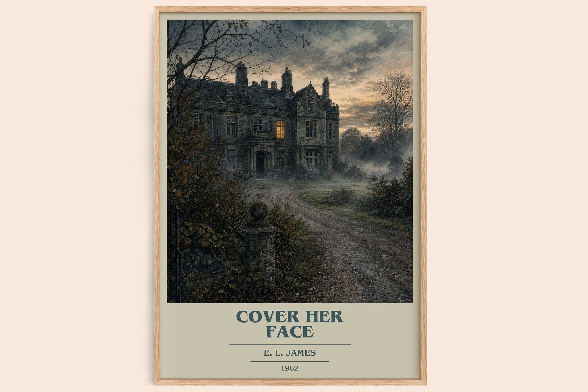 Cover Her Face Book Cover Poster by E. L. James