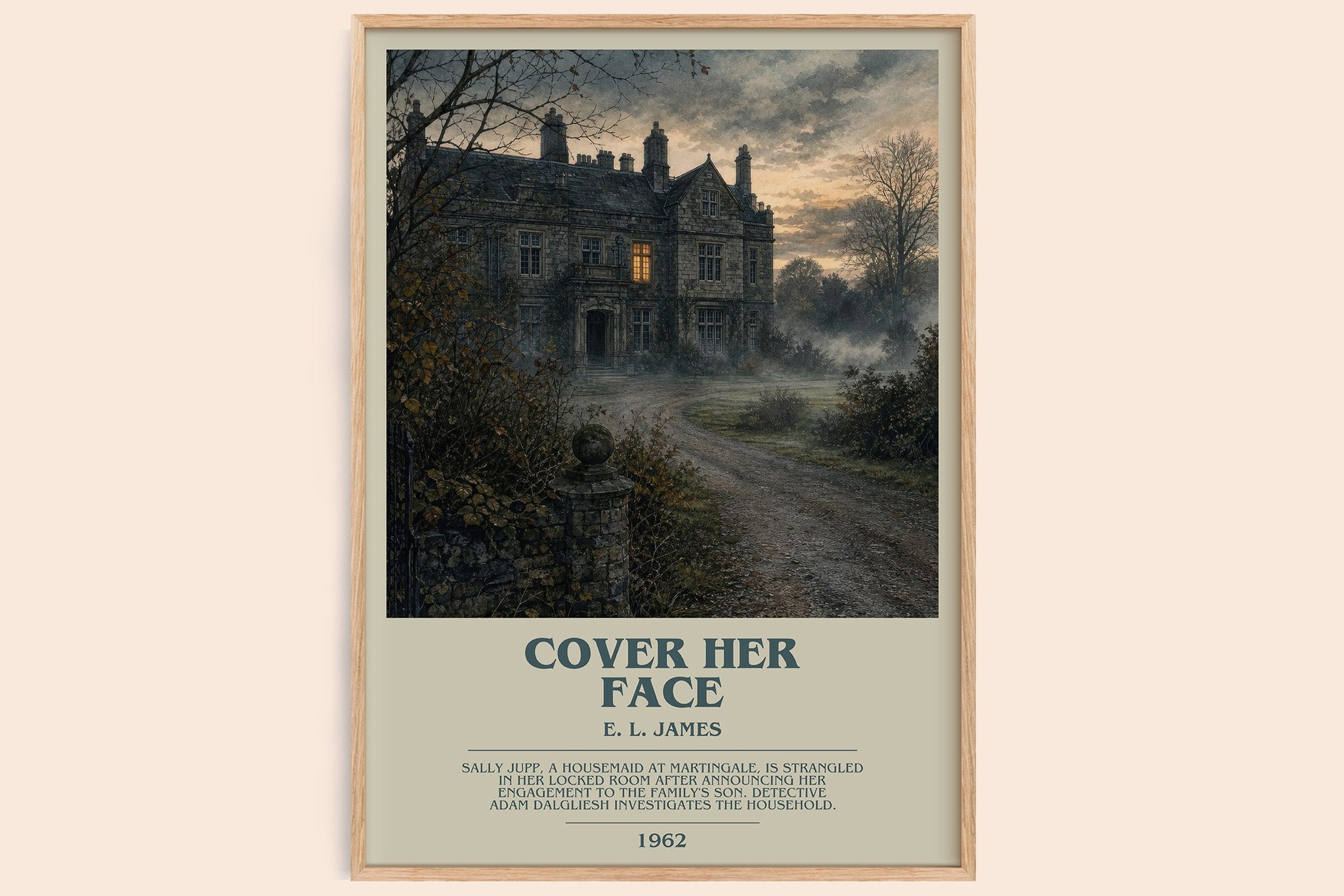 Cover Her Face Bookish Wall Art by E. L. James