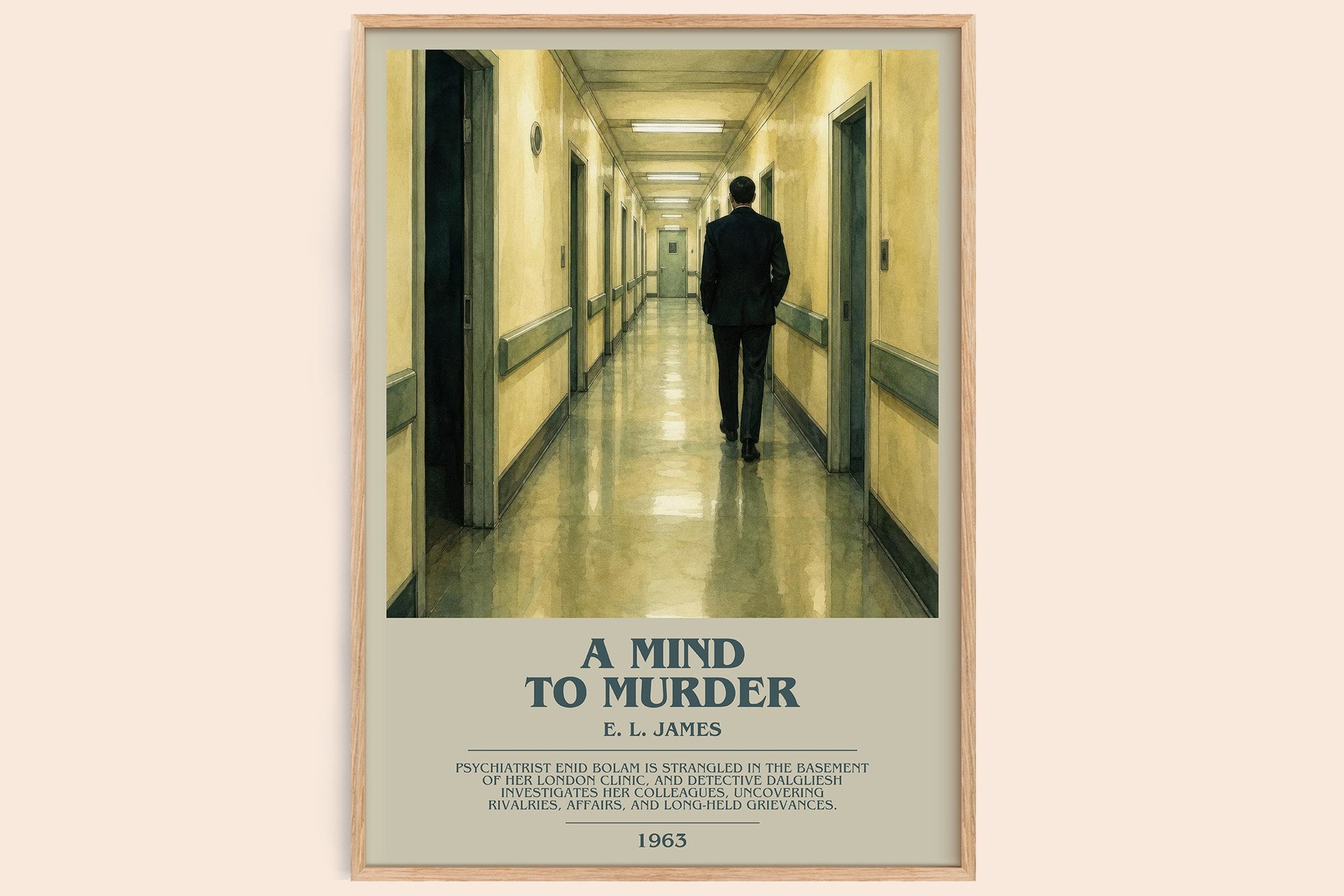 A Mind to Murder Bookish Wall Art by E. L. James