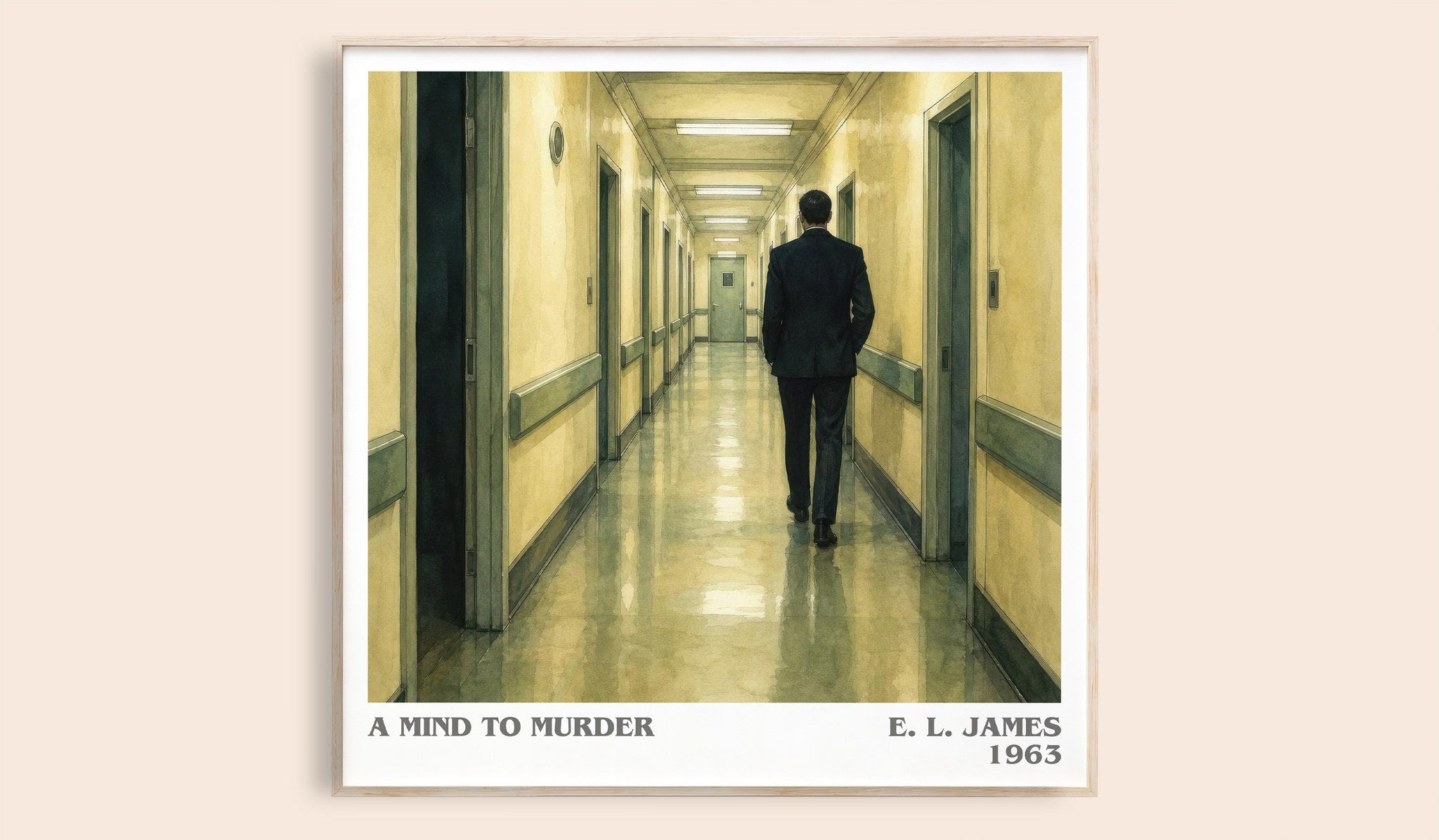 A Mind to Murder Literary Art Print by E. L. James