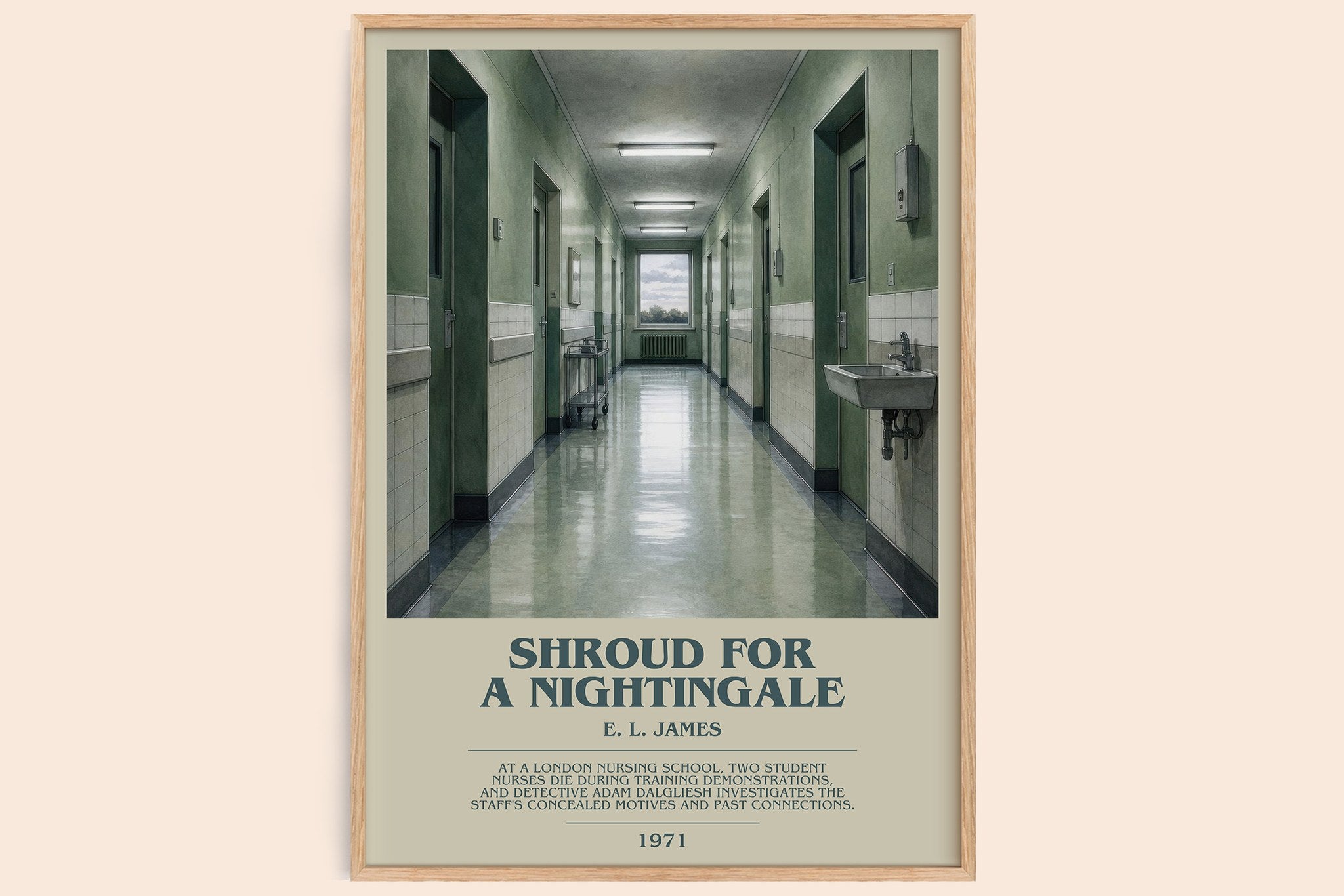 Shroud for a Nightingale Bookish Wall Art by E. L. James