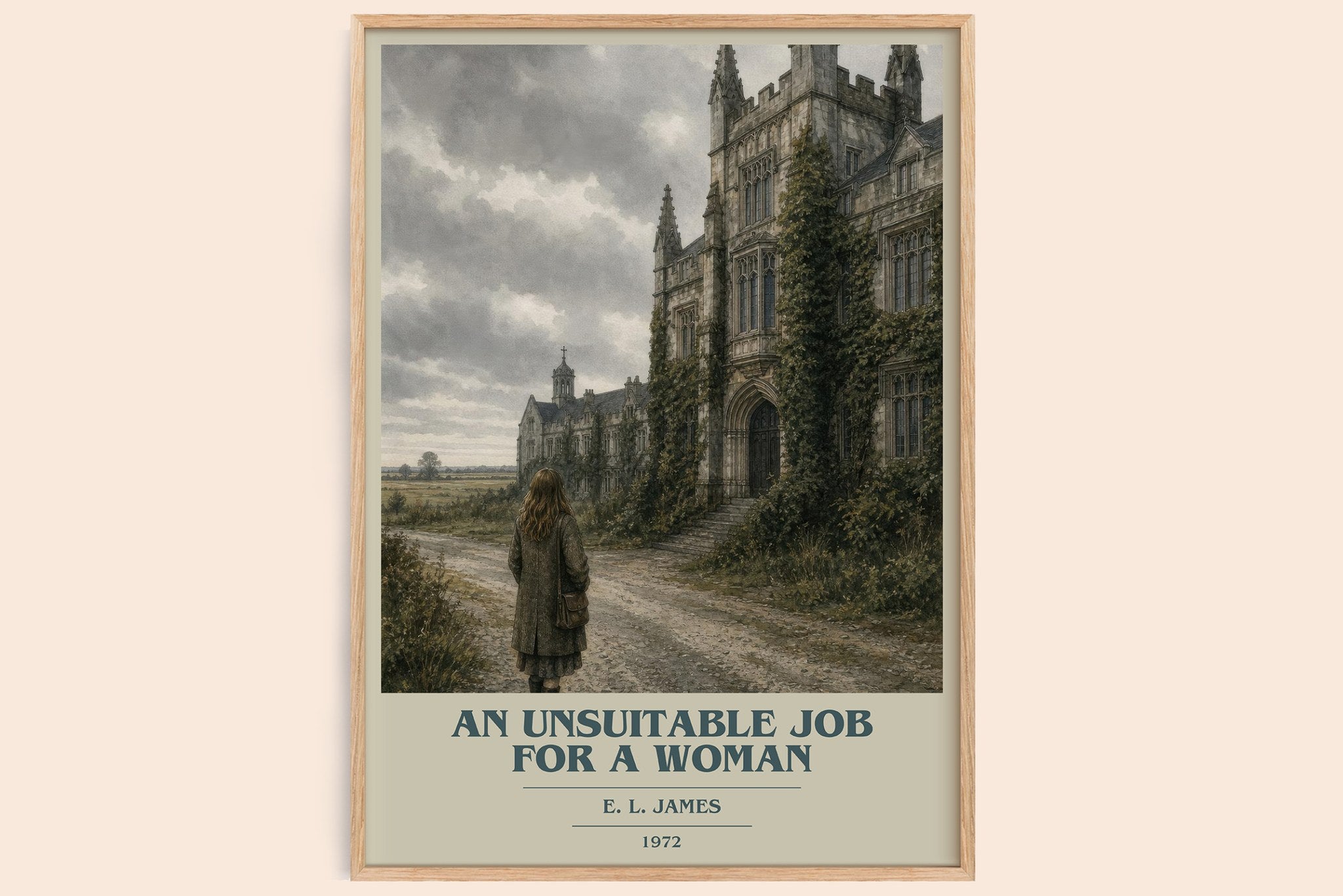 An Unsuitable Job for a Woman Book Cover Poster by E. L. James