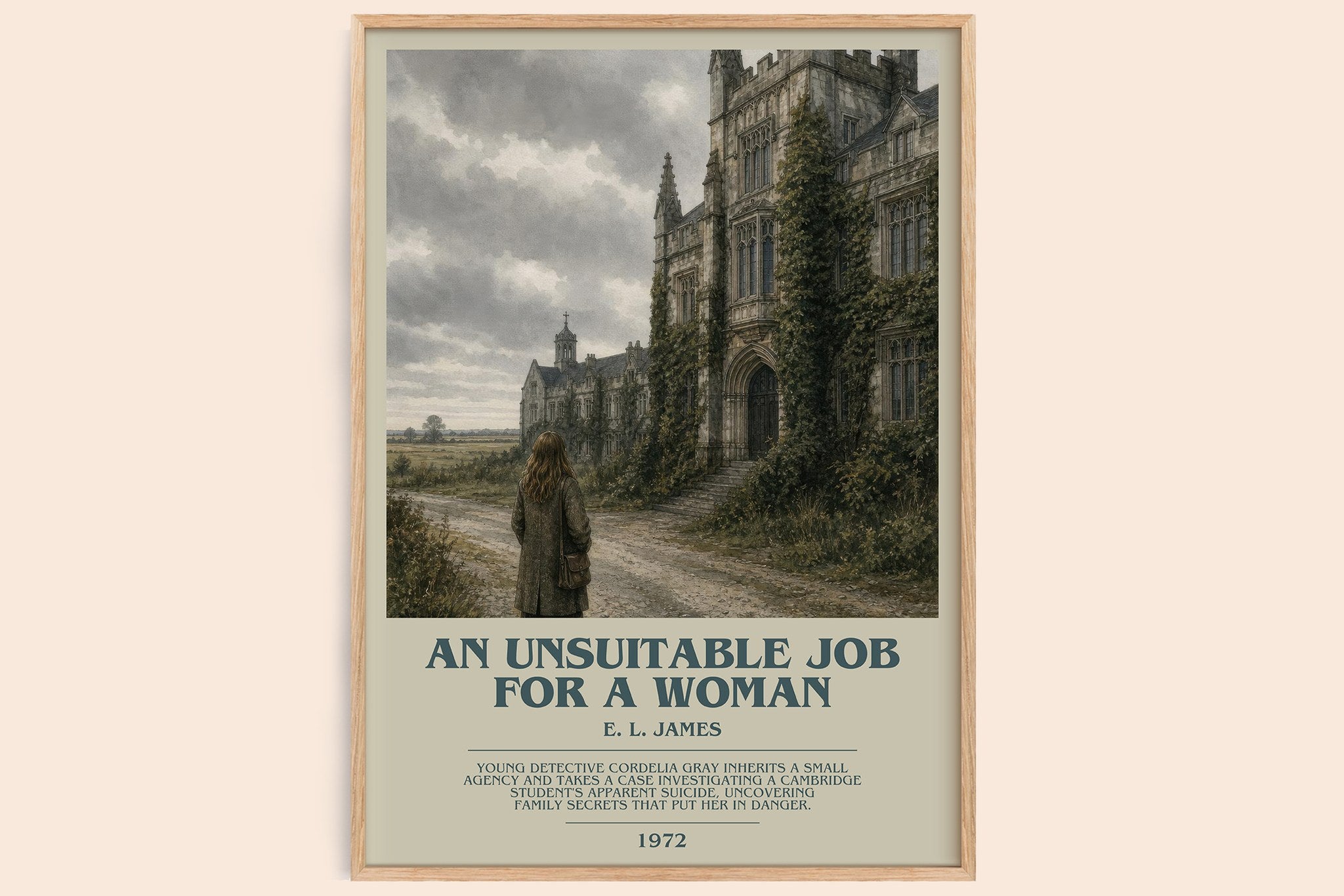 An Unsuitable Job for a Woman Bookish Wall Art by E. L. James
