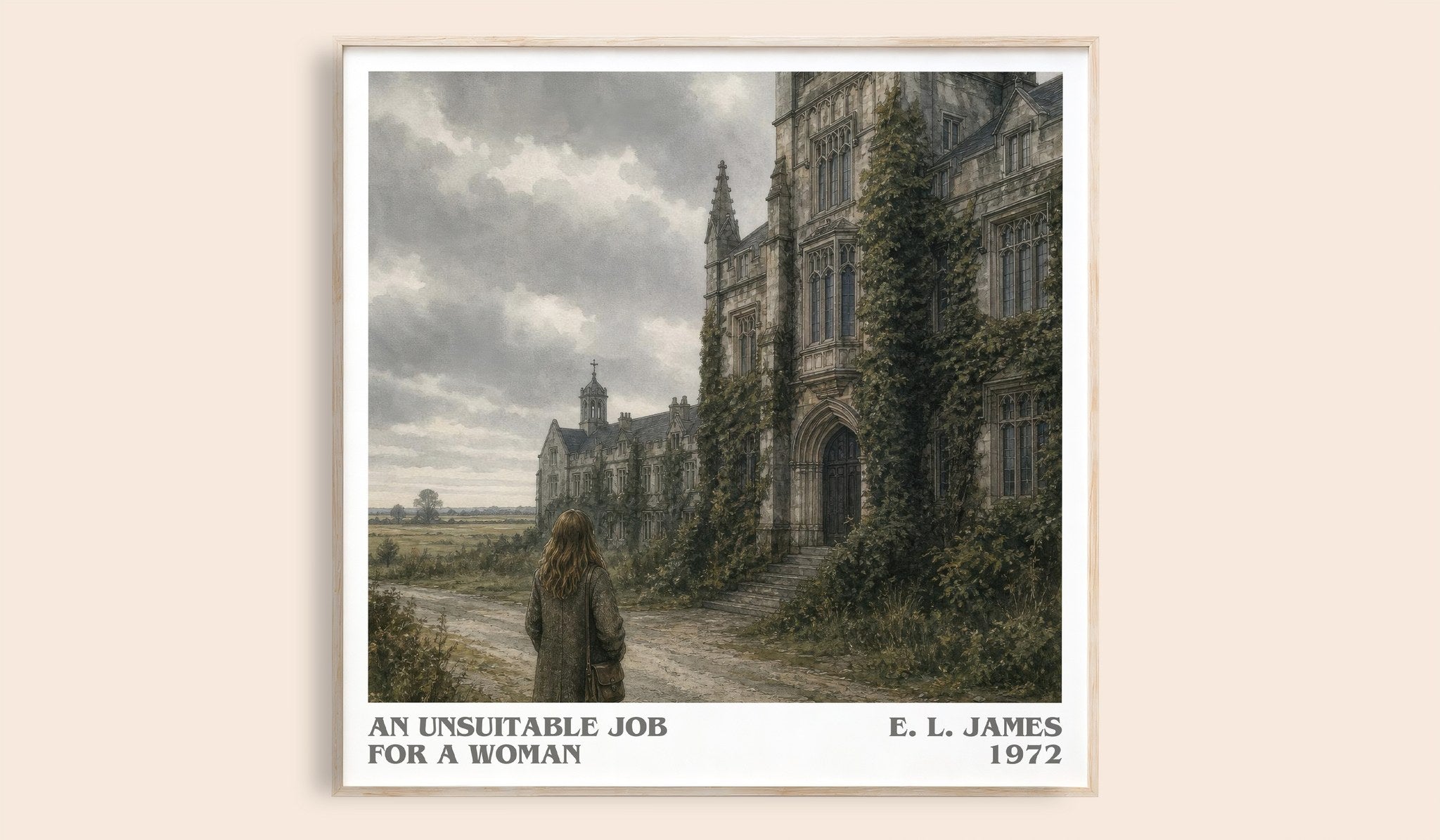 An Unsuitable Job for a Woman Literary Art Print by E. L. James