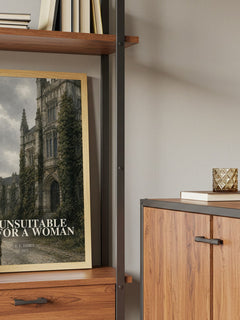 An Unsuitable Job for a Woman book watercolour illustration paper finish options – matte satin gloss