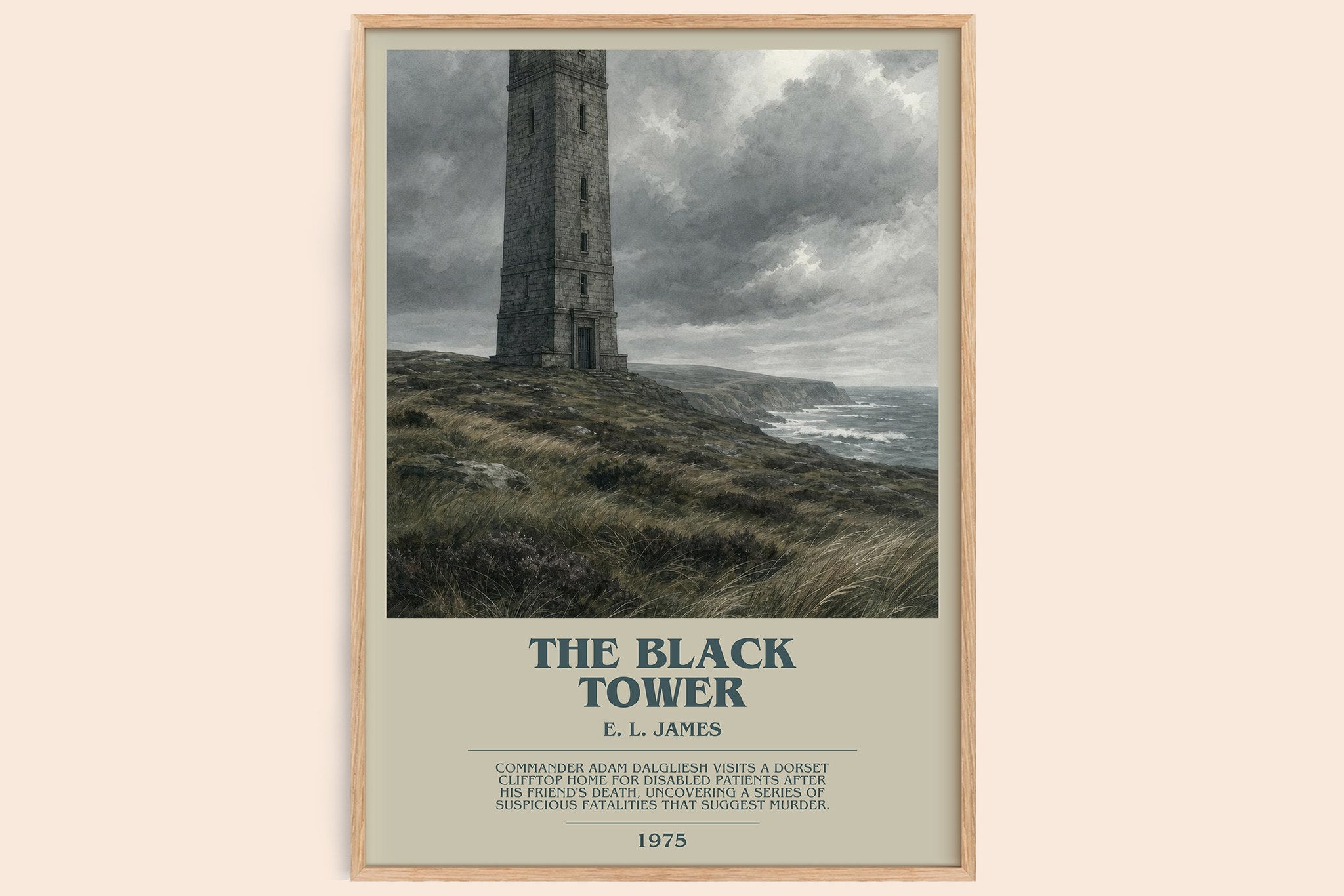The Black Tower Bookish Wall Art by E. L. James