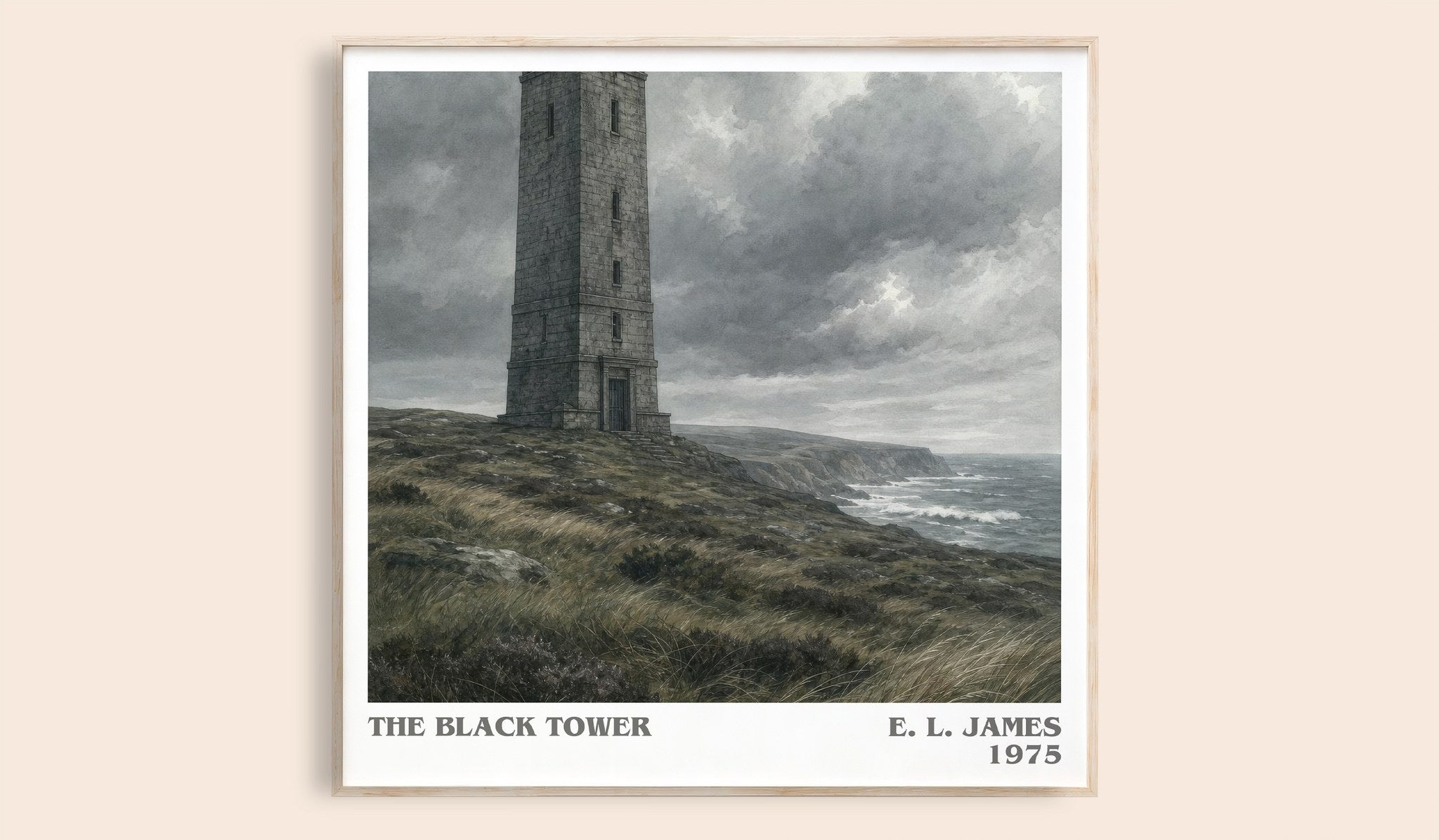 The Black Tower Literary Art Print by E. L. James