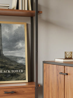 The Black Tower book watercolour illustration paper finish options – matte satin gloss