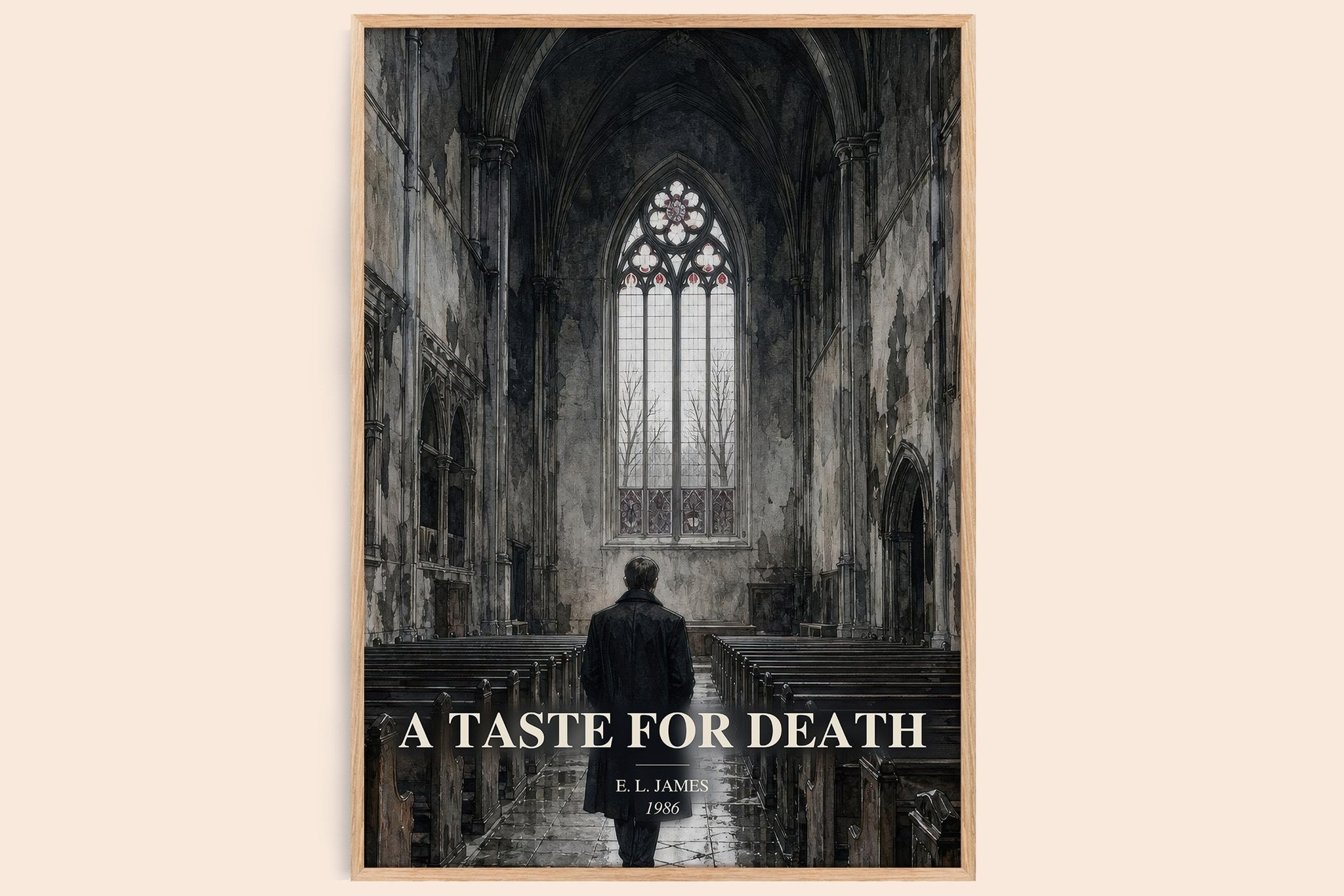 A Taste for Death Book Watercolour Illustration by E. L. James