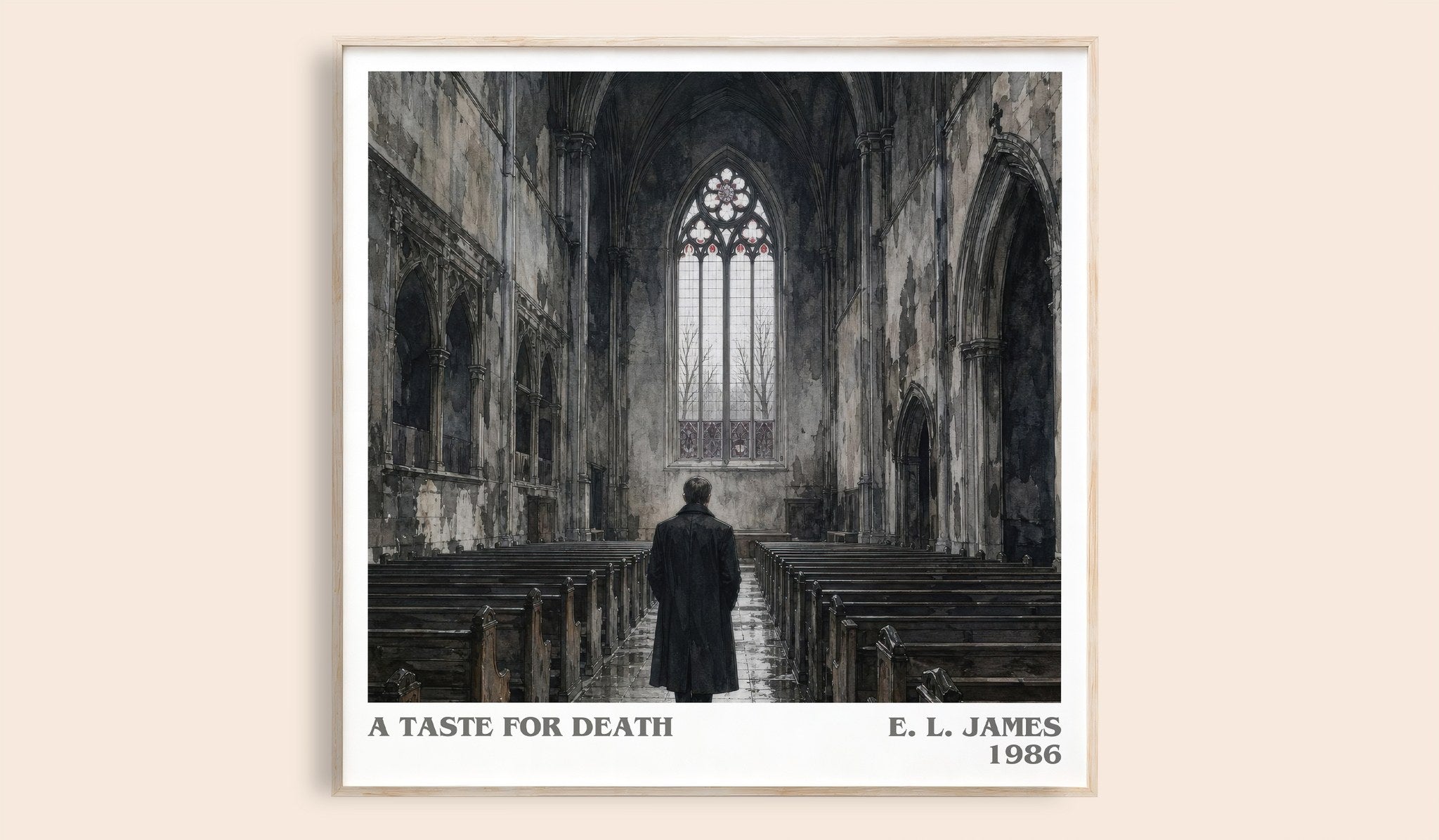 A Taste for Death Literary Art Print by E. L. James