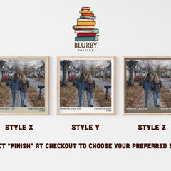Someone Like You literary print in frame leaning in hallway – young adult wall art