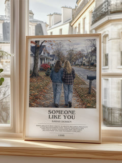 Someone Like You bookish poster colour and style options – Sarah Dessen book art