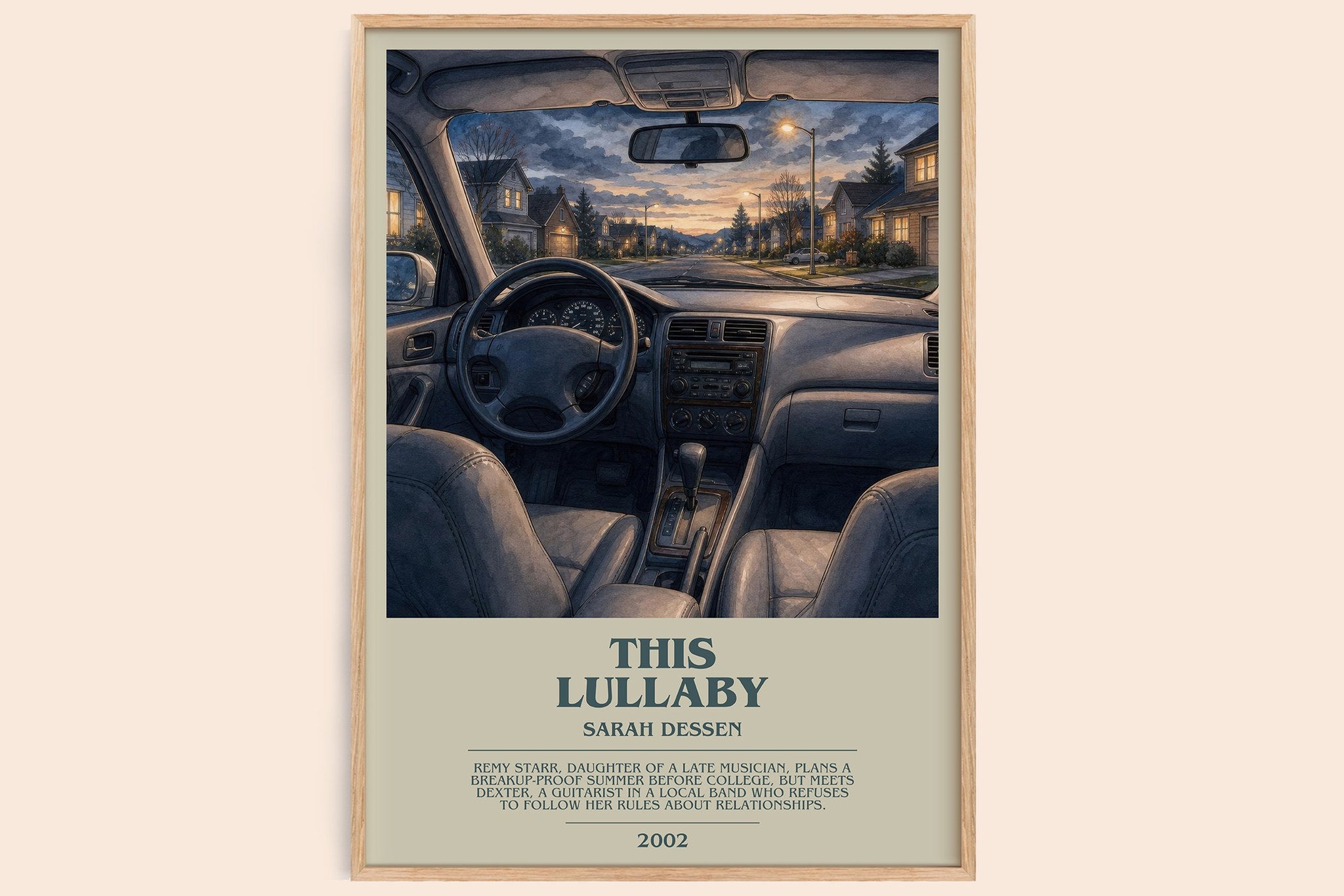 This Lullaby Bookish Wall Art by Sarah Dessen