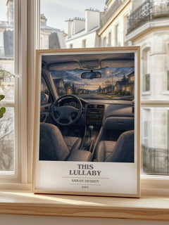 This Lullaby book cover poster colour and style options – Sarah Dessen book art