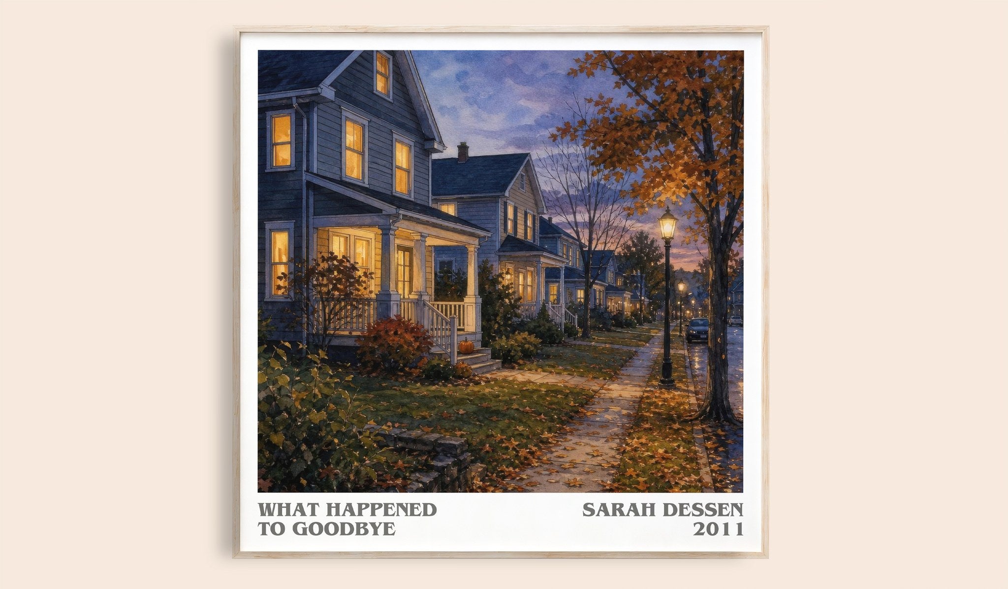 What Happened to Goodbye Literary Art Print by Sarah Dessen