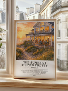 The Summer I Turned Pretty bookish poster colour and style options – Jenny Han book art