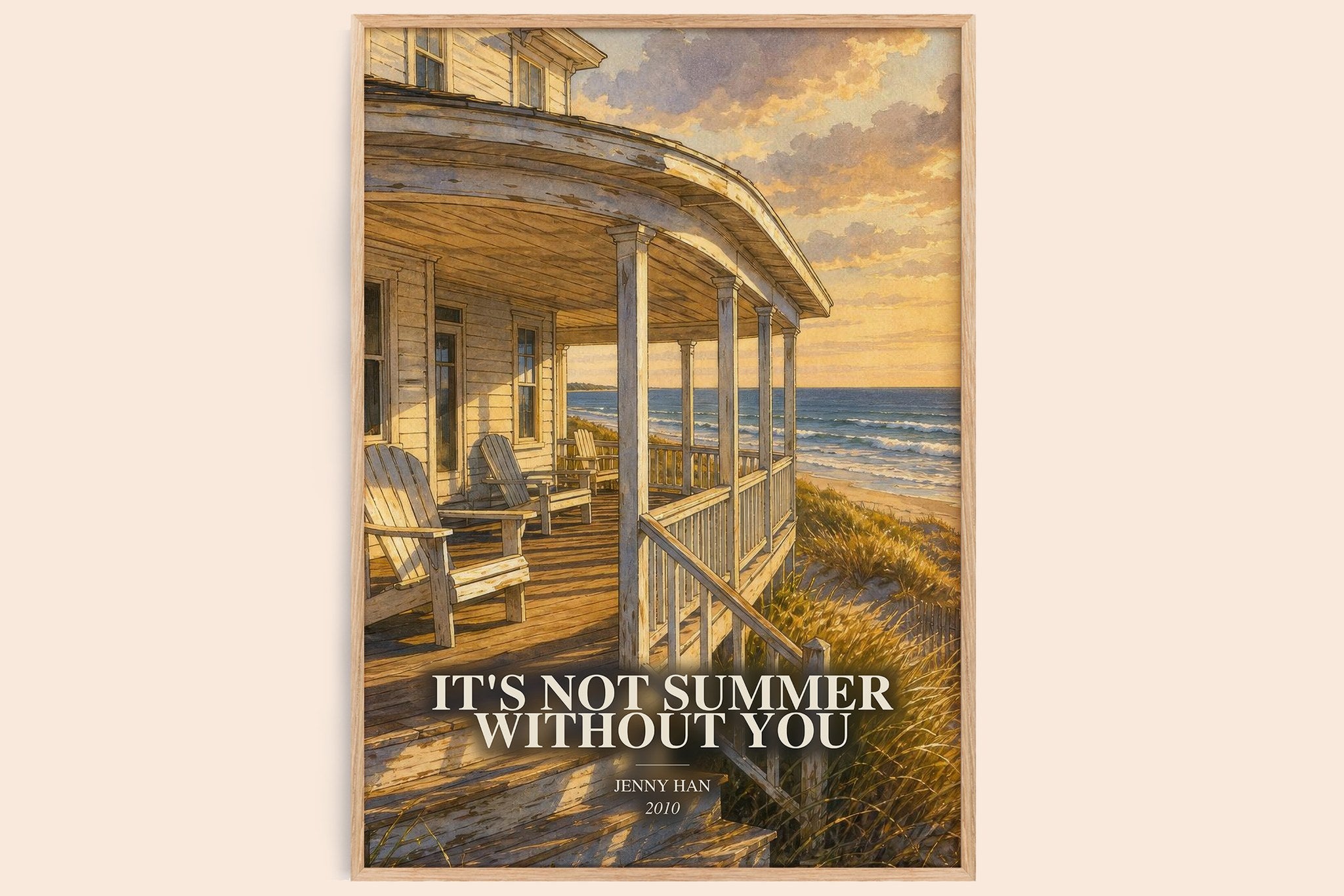 It's Not Summer Without You Book Watercolour Illustration by Jenny Han