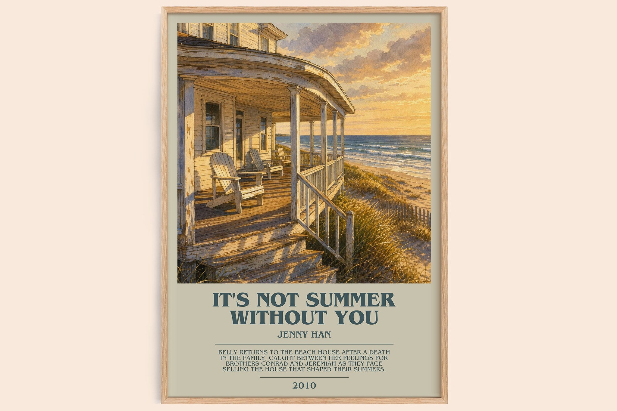 It's Not Summer Without You Bookish Wall Art by Jenny Han