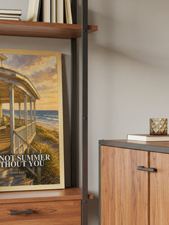 It's Not Summer Without You book watercolour illustration paper finish options – matte satin gloss