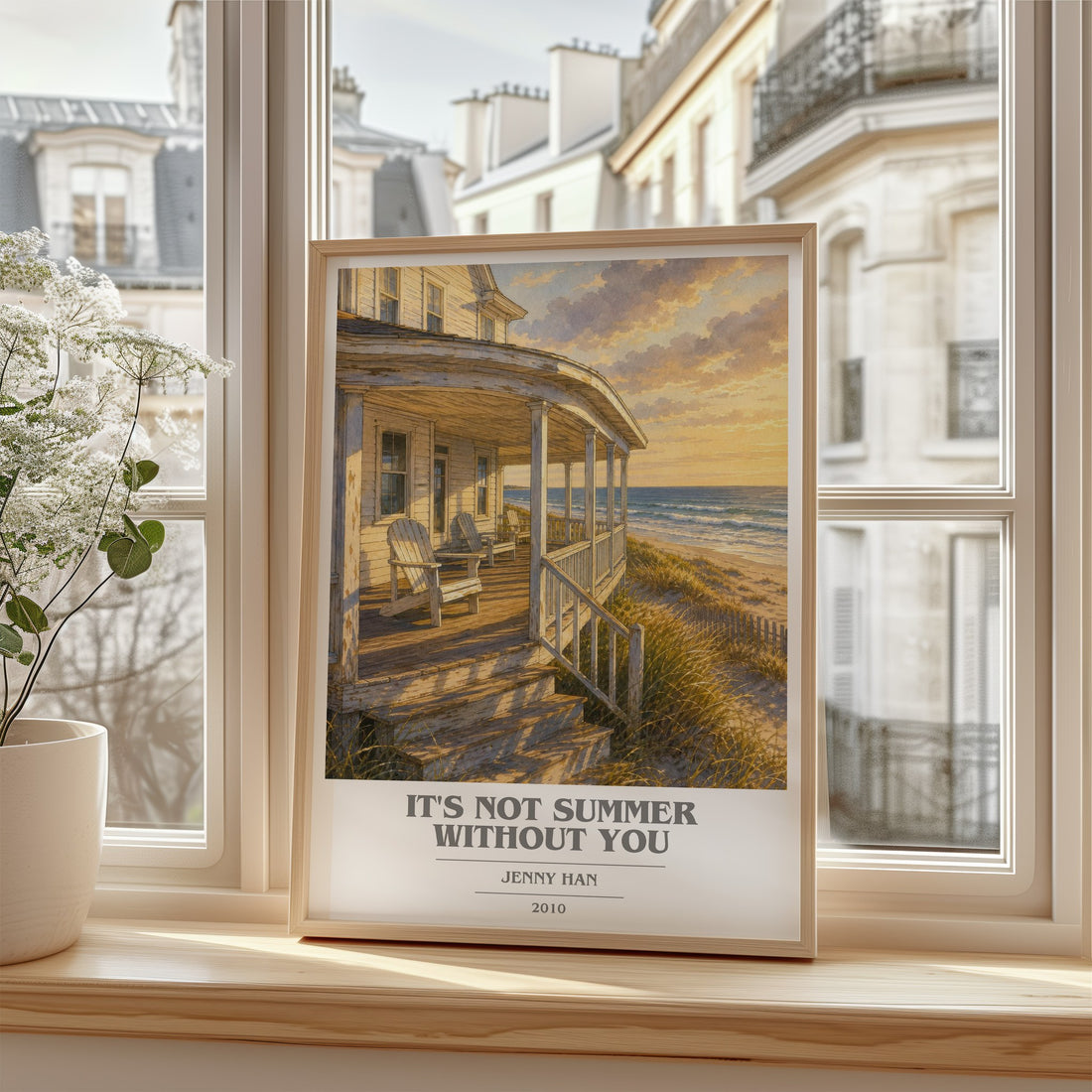 It's Not Summer Without You book cover poster colour and style options – Jenny Han book art