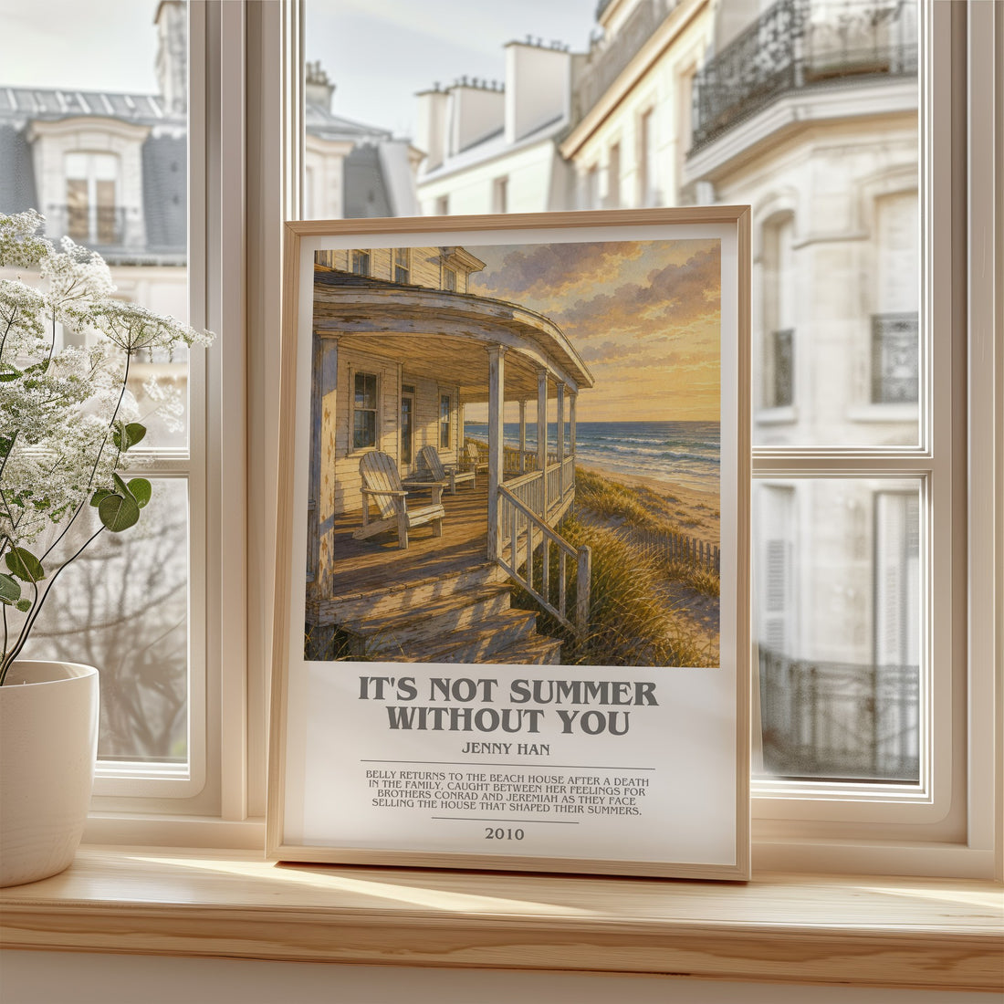 It's Not Summer Without You bookish poster colour and style options – Jenny Han book art