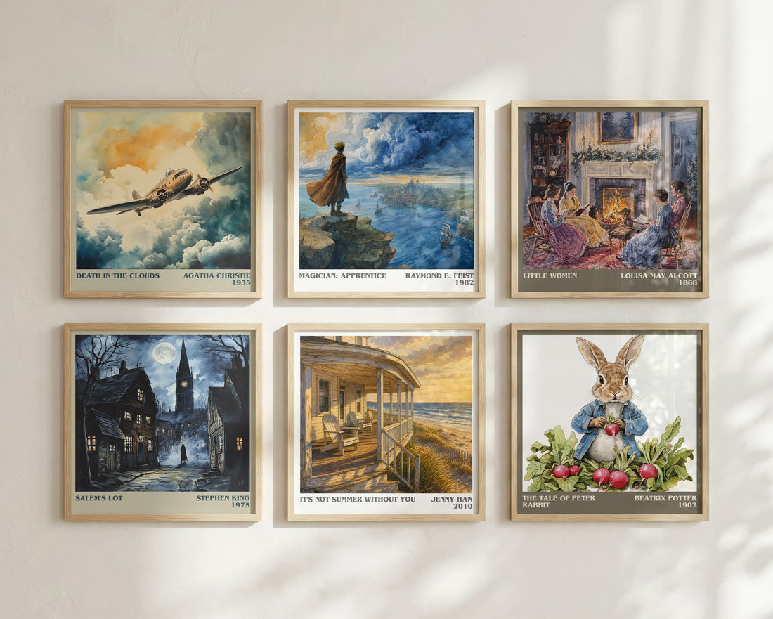 It's Not Summer Without You literary art print colour and style options – Jenny Han book art