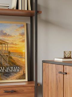 We'll Always Have Summer book watercolour illustration paper finish options – matte satin gloss