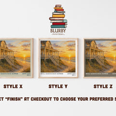 We'll Always Have Summer literary print in frame leaning in hallway – young adult wall art