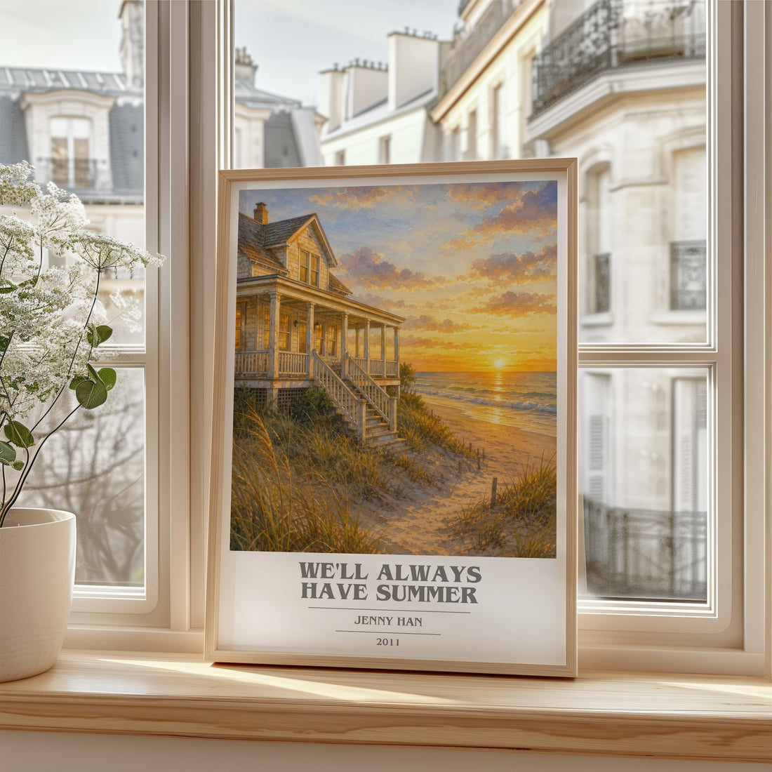We'll Always Have Summer book cover poster colour and style options – Jenny Han book art