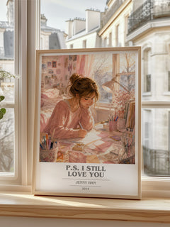 P.S. I Still Love You book cover poster colour and style options – Jenny Han book art