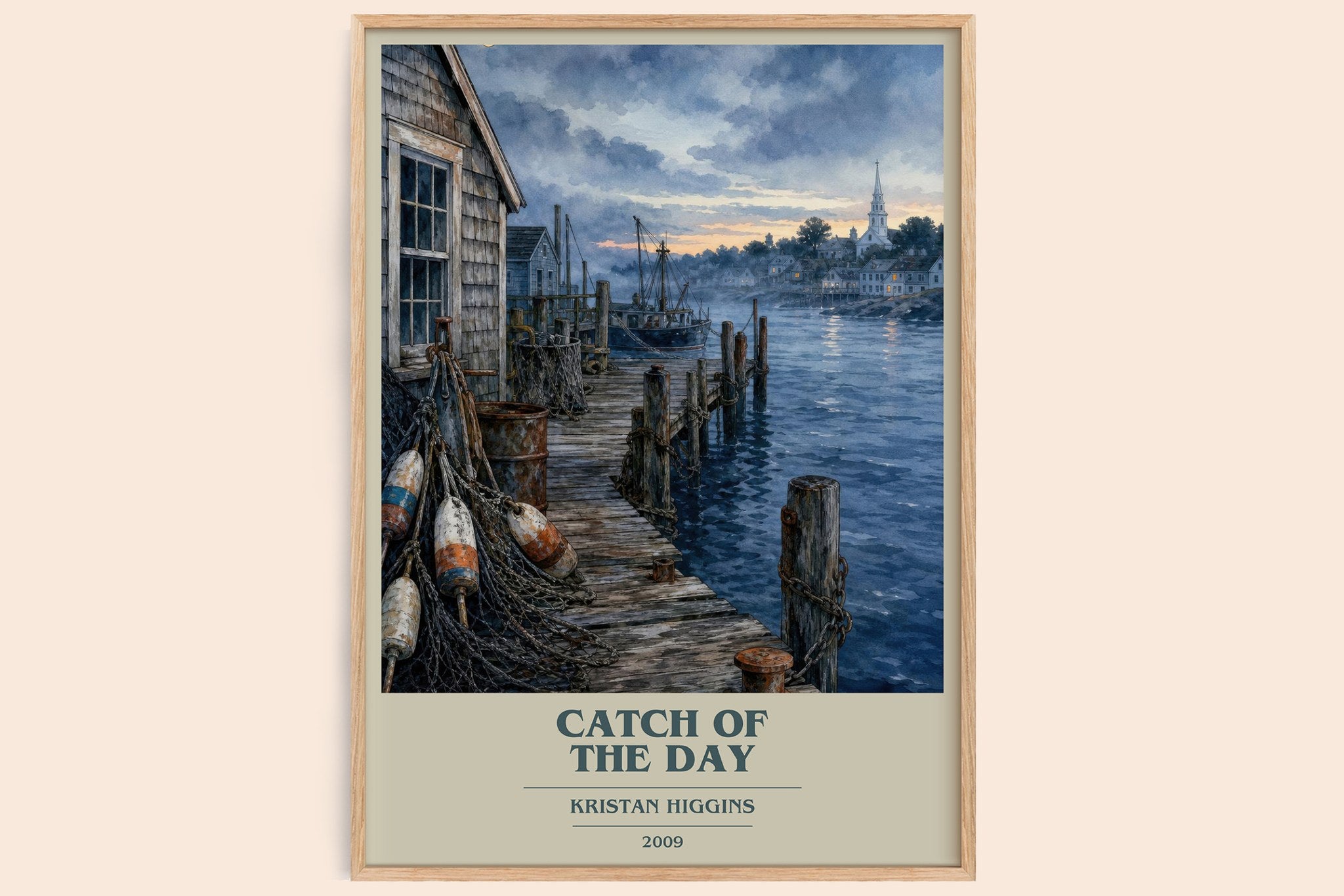 Catch of the Day Book Cover Poster by Kristan Higgins
