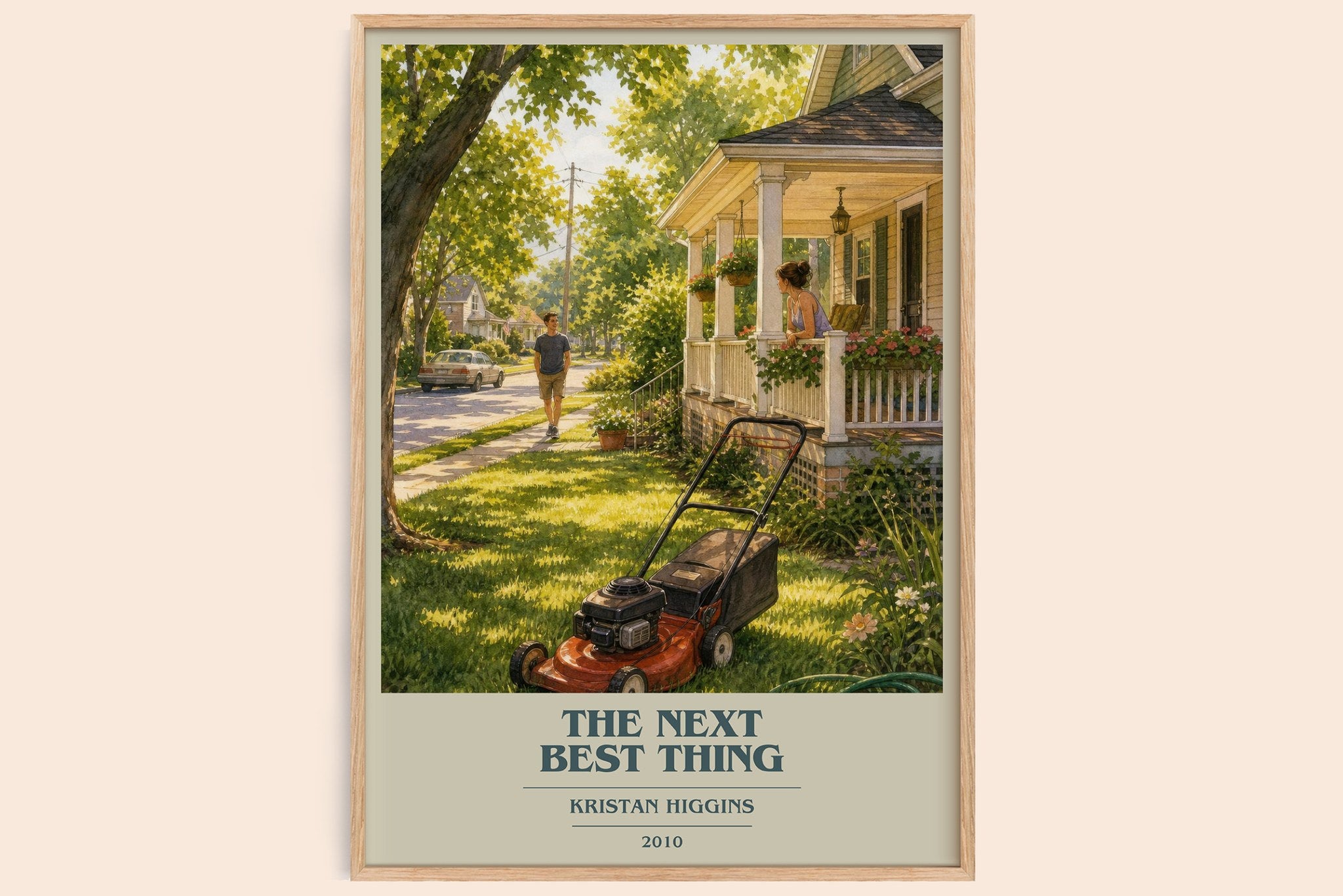 The Next Best Thing Book Cover Poster by Kristan Higgins