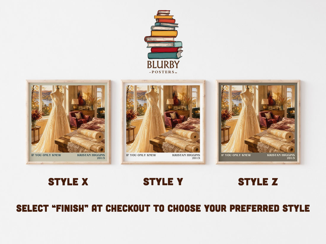If You Only Knew literary print in frame leaning in hallway – contemporary fiction wall art (mockup)