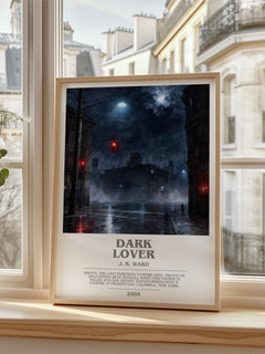 Dark Lover bookish poster colour and style options – J. R. Ward book art