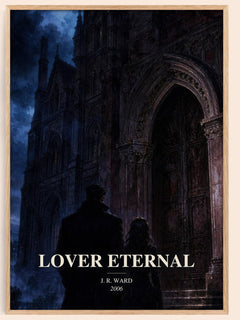 Lover Eternal watercolour book poster by J. R. Ward – framed literary art print