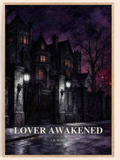 Lover Awakened watercolour book poster by J. R. Ward – framed literary art print