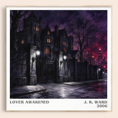 Lover Awakened literary book poster by J. R. Ward – framed literary art print