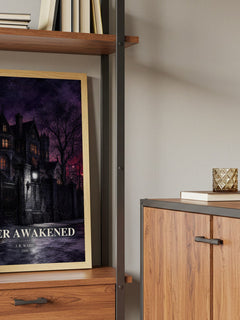 Lover Awakened book watercolour illustration paper finish options – matte satin gloss