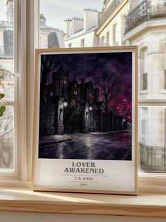 Lover Awakened book cover poster colour and style options – J. R. Ward book art