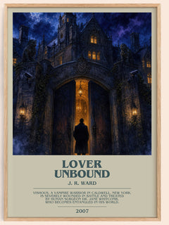 Lover Unbound bookish book poster by J. R. Ward – framed literary art print
