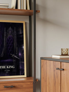 The King book watercolour illustration paper finish options – matte satin gloss