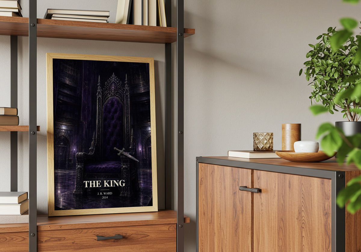The King book watercolour illustration paper finish options – matte satin gloss