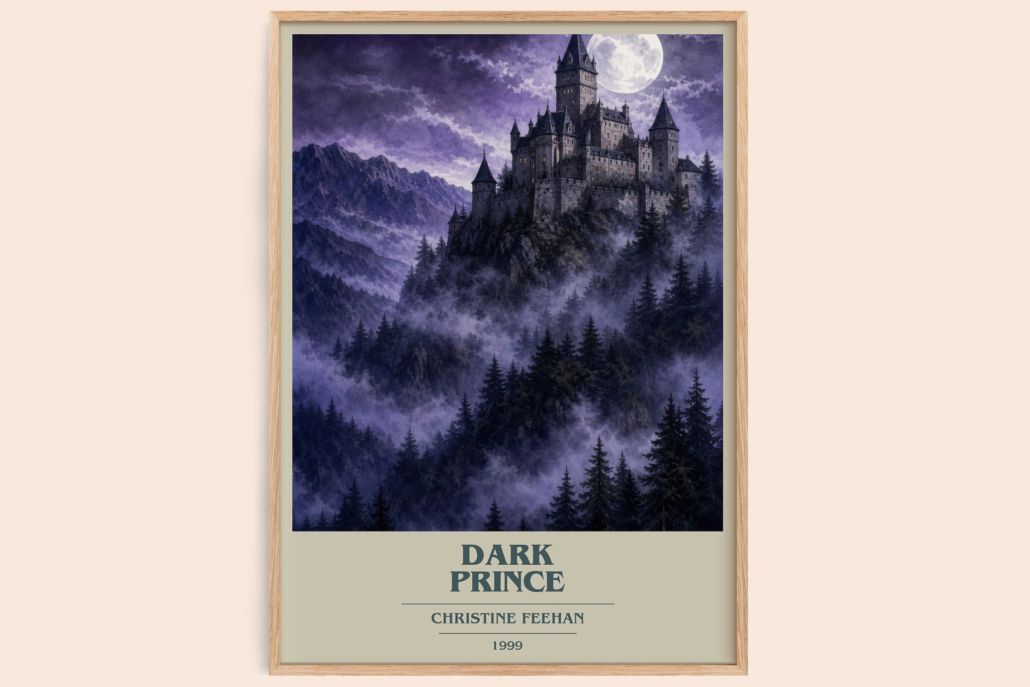 Dark Prince Book Cover Poster by Christine Feehan