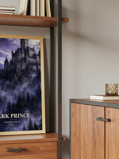 Dark Prince book watercolour illustration paper finish options – matte satin gloss