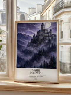 Dark Prince book cover poster colour and style options – Christine Feehan book art