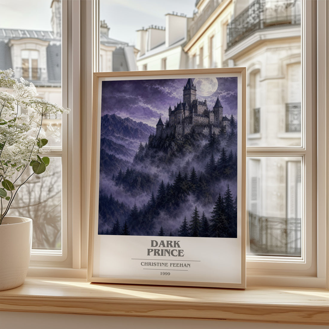 Dark Prince book cover poster colour and style options – Christine Feehan book art