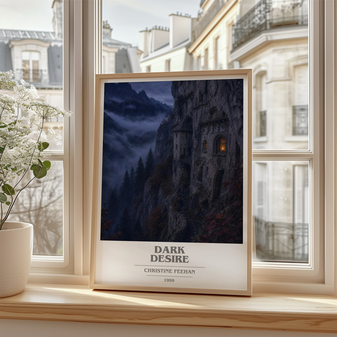 Dark Desire book cover poster colour and style options – Christine Feehan book art