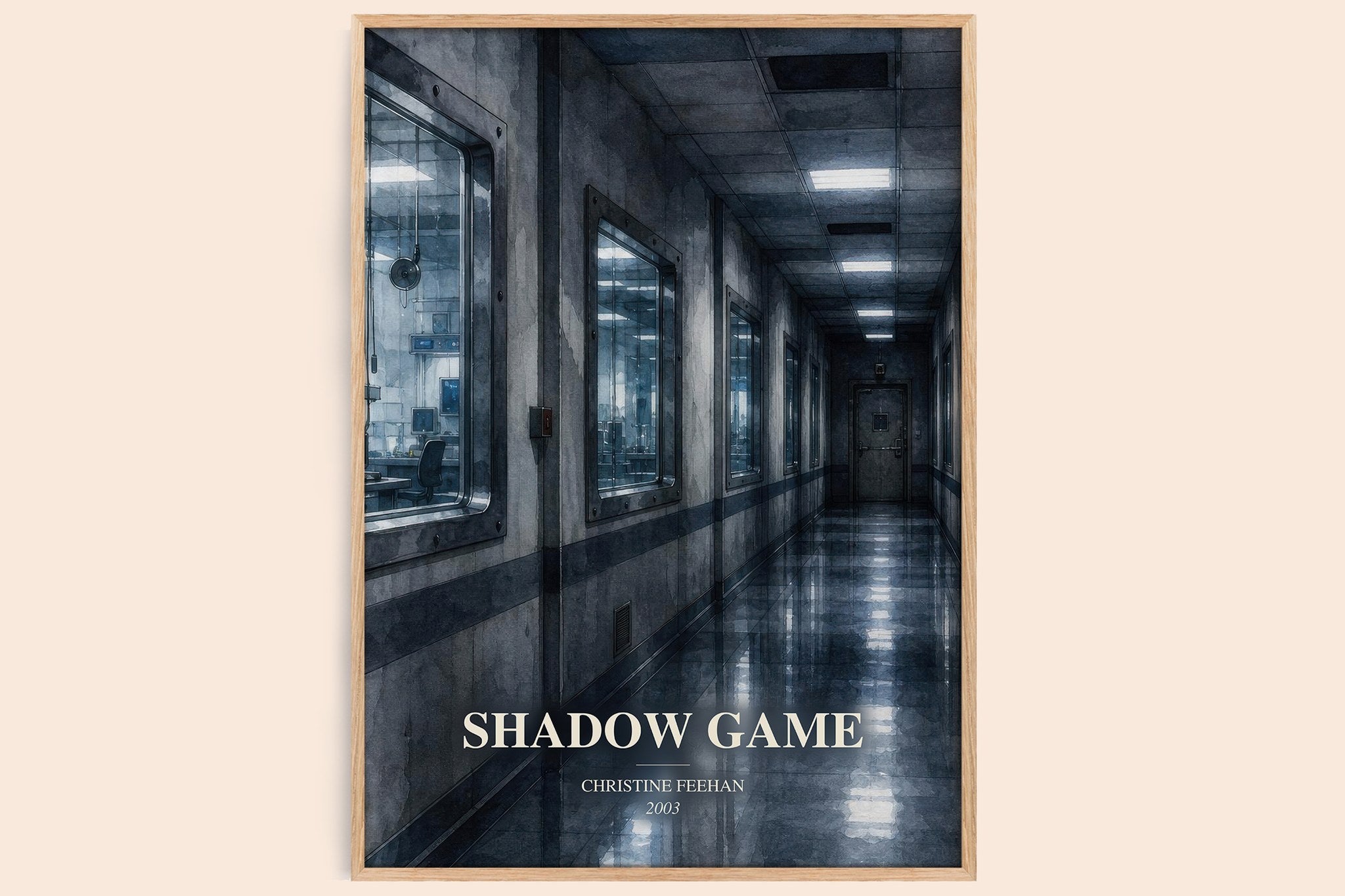 Shadow Game Book Watercolour Illustration by Christine Feehan